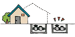 家の増改築の場合は連絡をお願いします